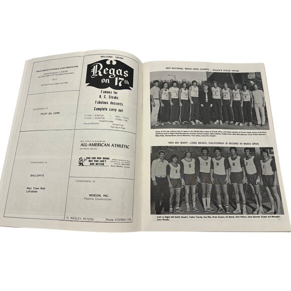 1974 USVBA Volleyball Championships Program Knoxville TN YMCA - Picture 6 of 8